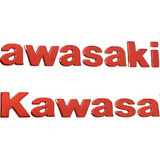 Emblema De Motocicleta Kawasaki Logo 3d Calcomanías De Pvc A