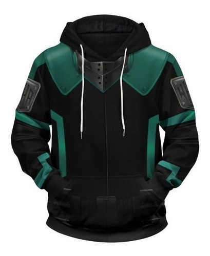 Sudadera Cosplay Deku Mission Midoriya Izuku De Héroe Mundia