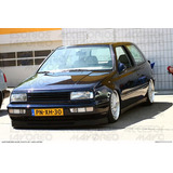 Spoiler Lip Eurolip Plastico Flexible 100% Golf Jetta Mk3