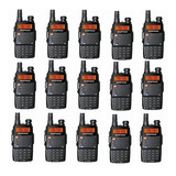 Pack 15 Radios Walkie Talkie Portatil Baofeng Vhf/uhf Uv5rc