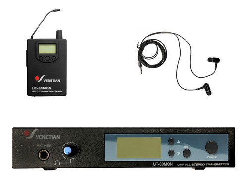 Venetian Ut-80mon Sistema Monitoreo Intraura Apogee In Ear