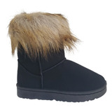 Bota Invierno Mujer Peluche Antiderrapante Nieve Frio Dama