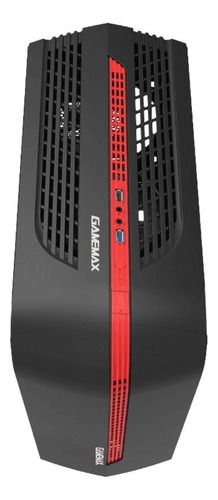 Gabinete Micro Atx - Gamemax Centauri Black  Red H601br