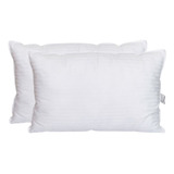 2 Almohadas King Hotelera Premium Down Sintético, Algodón