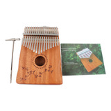 Arpa Wood Finger, 17 Teclas, Piano, Minipulgar De Caoba