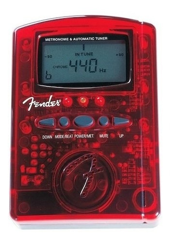 Fender 023-9992-509 Afinador-metronomo Mt-1000 Rojo