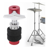 Kit De Batería Hihat Cymbal Clutch De Alta Calidad, Rojo Y N