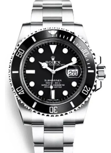 Relógio Rolex Submariner Date Base Eta 2840 Automático 41mm 