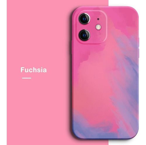 Funda Para Teléfono De Acuarela De Silicona Original Oficial