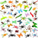 Sumind 48 Piezas De Insectos Falsos De Plastico, Figuras De