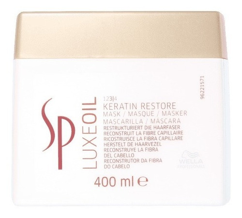 Sp Professional Luxe Oil Keratin Restore - Máscara 400 Gr