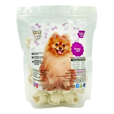 Bondog 80 Huesos De Carnaza Perros Pequeños (5cm) Color Blanco