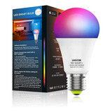 Focos Bombillas Led Rgb Lagom 9w 1pcs Wifi Luz Inteligente 800 Lumenes E27 Multicolor 16 Millones Blanco Sintonizable 6500k Alexa Gooogle Asistente Alarma Control Por Voz/grupo/app 8 Escenas