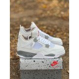 Jordan Retro 4 White Grey 26.5 Cm