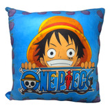 Cojín Anime Mediano Luffy One Piece 35 Cms 