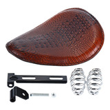 Asiento Bobber Custom Harley Sportster Cuero Sintetico 