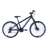 Bicicleta Viking Tuff 30 Freeride Aro 26 Preto Amarelo Neon