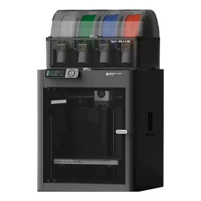 Impresora 3d Bambu Lab P1s Combo Ams Color Negro | Meses sin interés