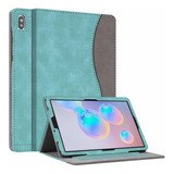 Funda Para Samsung 10.5 Tab S6 Sm-t860 2019 Denim Turquoise 