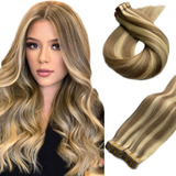 Belaved Extensiones De Cabello Humano Rubio Con Reflejos Adh