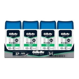 Gillette Antitranspirante 5 En 1 En Gel Anti Manchas 4 Pack