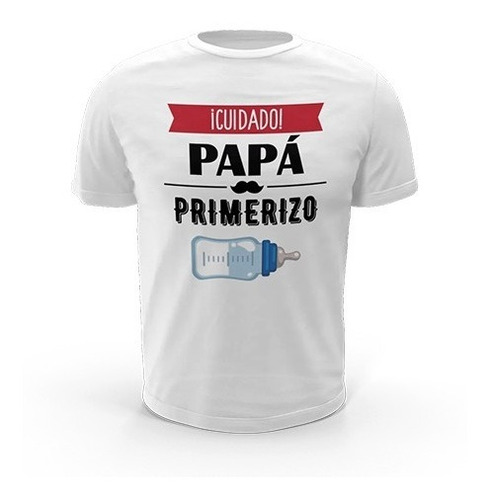 Regalo Playera Personalizada De Algodón 100% Papá Primerizo.