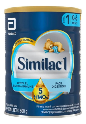 Formula Infantil Similac 1 X 800 Gr