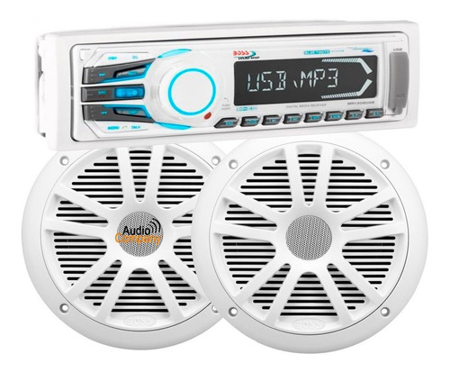 Combo Marino Estereo + Parlantes Mr1308+mr6w