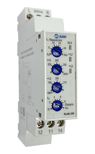 Protección Analógica De Tensión Monofásica Ue: 180-260v.