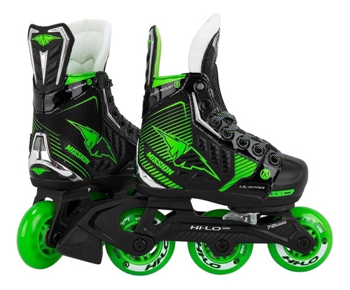 Patins Bauer Mission Lil Ripper Ajustável Júnior