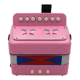 Acordeon Infantil Rosa 7 Botones 2 Bajos Farinelli Acifrsn