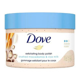 Esfoliante Corporal Dove Macadâmia E Leite De Arroz  297ml