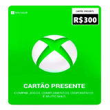 Microsoft Gift Cartão Xbox Brasil R$300 ( 200 + 100 )