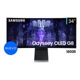 Monitor Gamer Odyssey Oled G8 34  Open Box Color Blanco