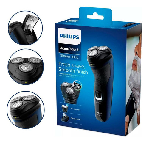 Barbeador Elétrico Philips Aquatouch1000 S1323 + Nota Fiscal