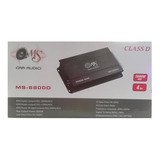 Amplificador Ms 6800d 4 Canales 2600w Max Clase D
