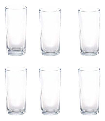 Vaso Cubero Cristal  X6 