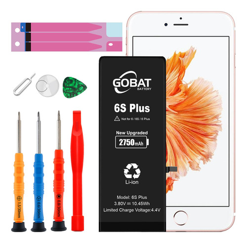 Gobat Bateria De Repuesto Para iPhone 6s Plus, Bateria De Al