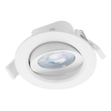 Empotrado En Plafón Led 5w Spot Dirigible Luz Cálida Tl-2901 Color Blanco