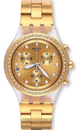 Reloj Swatch Svck 4032g Crono Unisex 100% Original Garantia
