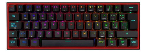 Teclado Mecánico Redragon Fizz Pro K616 Rgb Wireless Negro