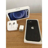 Apple iPhone 12 (128 Gb) - Negro - Bateria 90% - Usado
