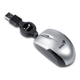 Mouse Mini Genius Súper Mini Mouse Micro Traveler Plata 