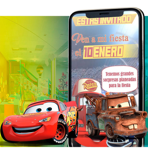 Video Invitacion De Cars 1