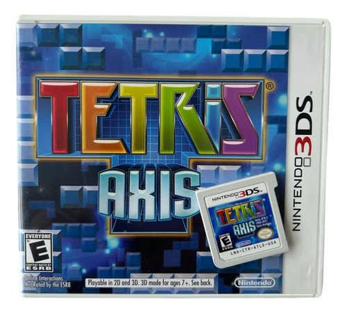 Tetris: Axis Nintendo 3ds Raridade Esta Zerado