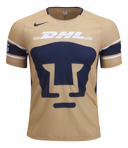 Jersey Pumas Unam Azul Oro Uniforme Playera Futbol Visitante