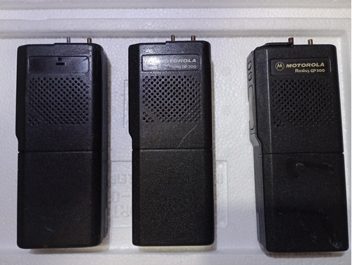 Rádios Ht Motorola Gp-300 Vhf - 03 Peças - No Estado