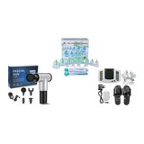 Masajeador Corporal + Kit 12 Ventosas + Electroestimulador