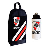 Botinero + Hoppy Botella Deportiva Personalizados River