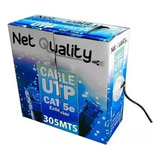 Bobina Cable Utp Netquality Cat5e Ext 305mts 2 Pares